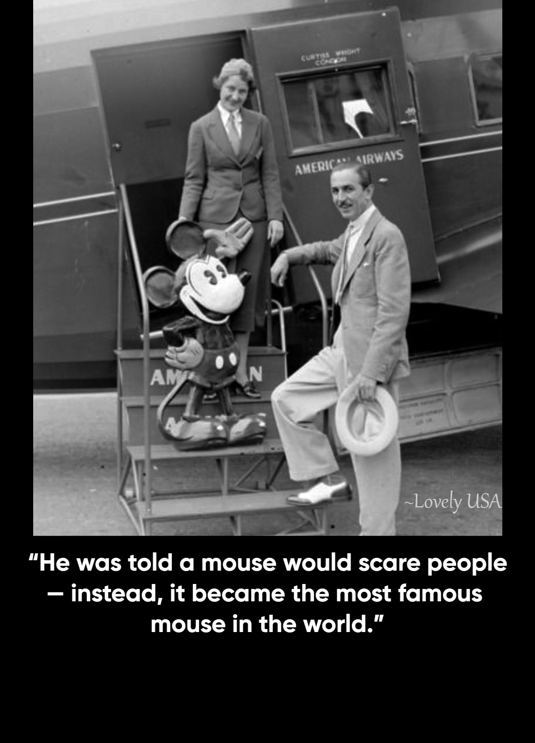 Lovely - Walter Elias Disney believed in his dream when almost no one ...