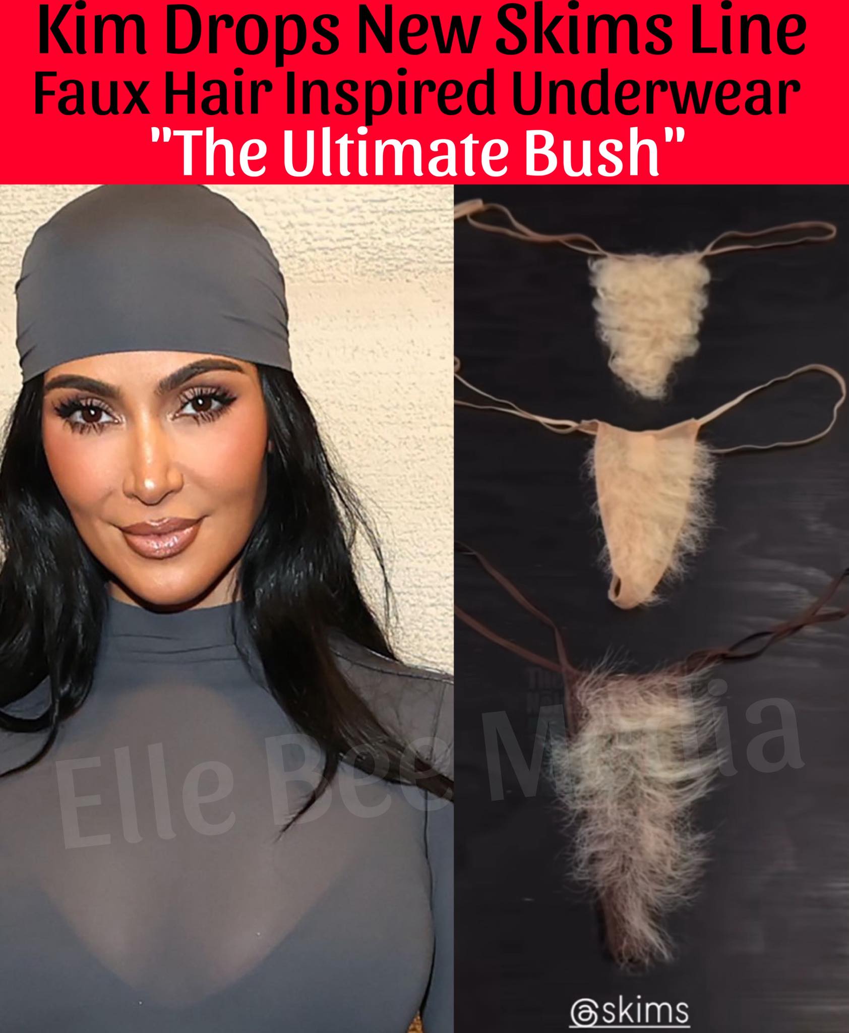 Elle - What is actually happening… Kim Kardashian is back at it