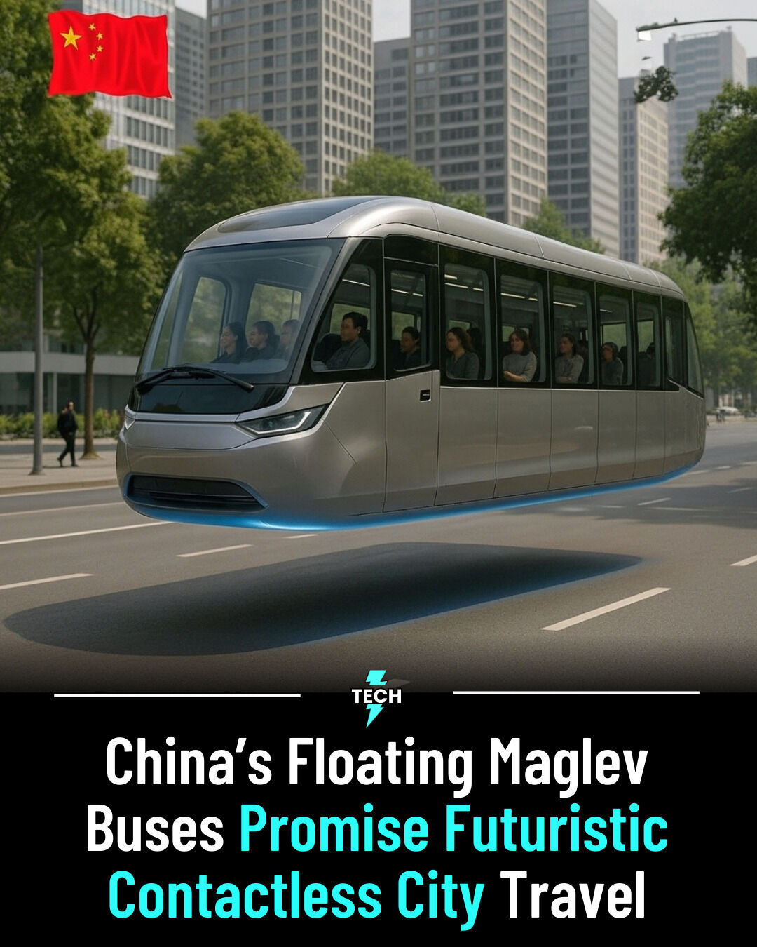Technologia - China is now testing a new era of urban transportation ...