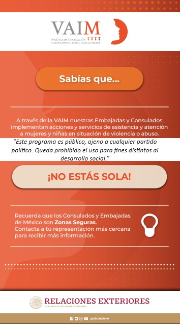 ¿Conoces #VAIM? Es la... - Consulado de México en Detroit, MI | Facebook