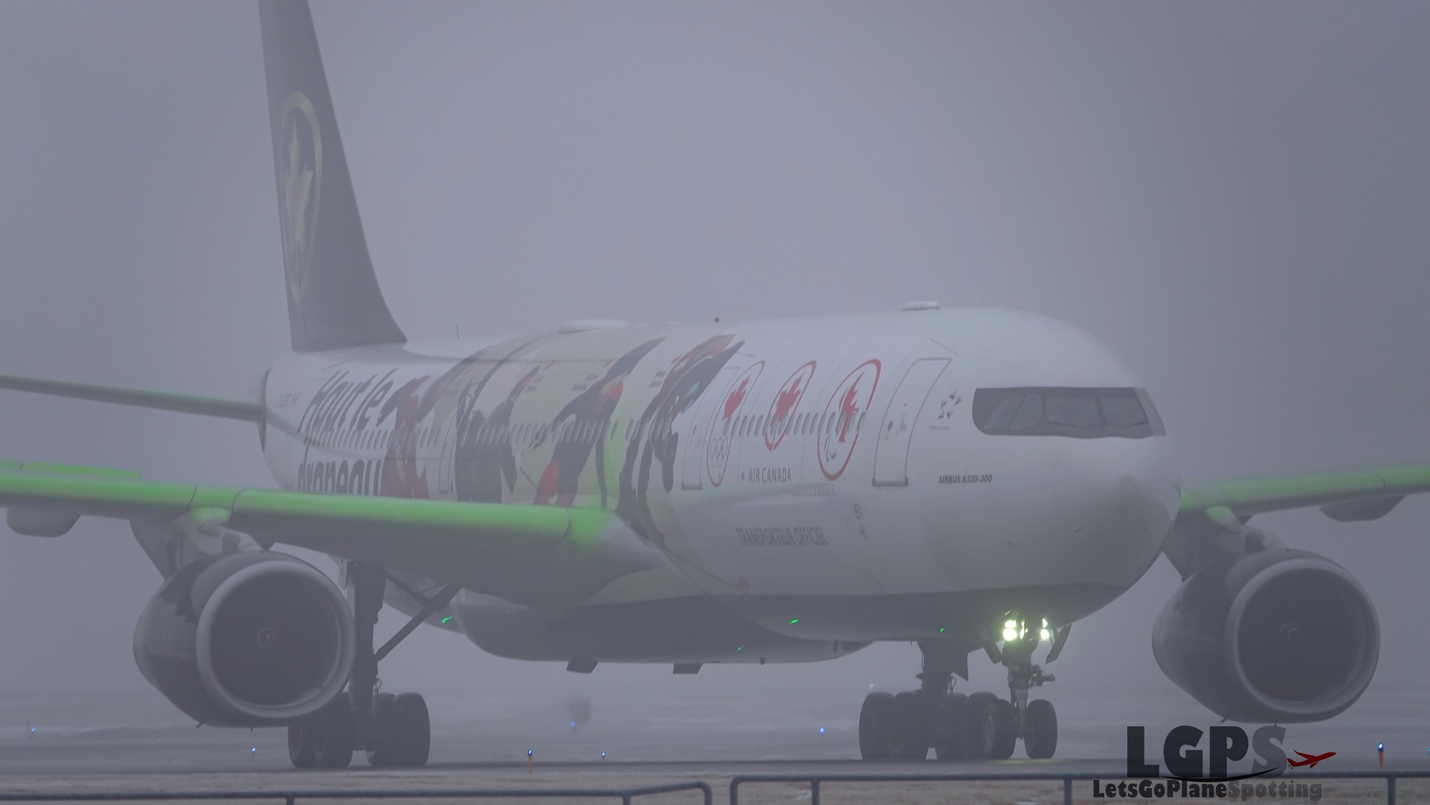 Air Canada A330-300 Fly the Flag livery at Ottawa
