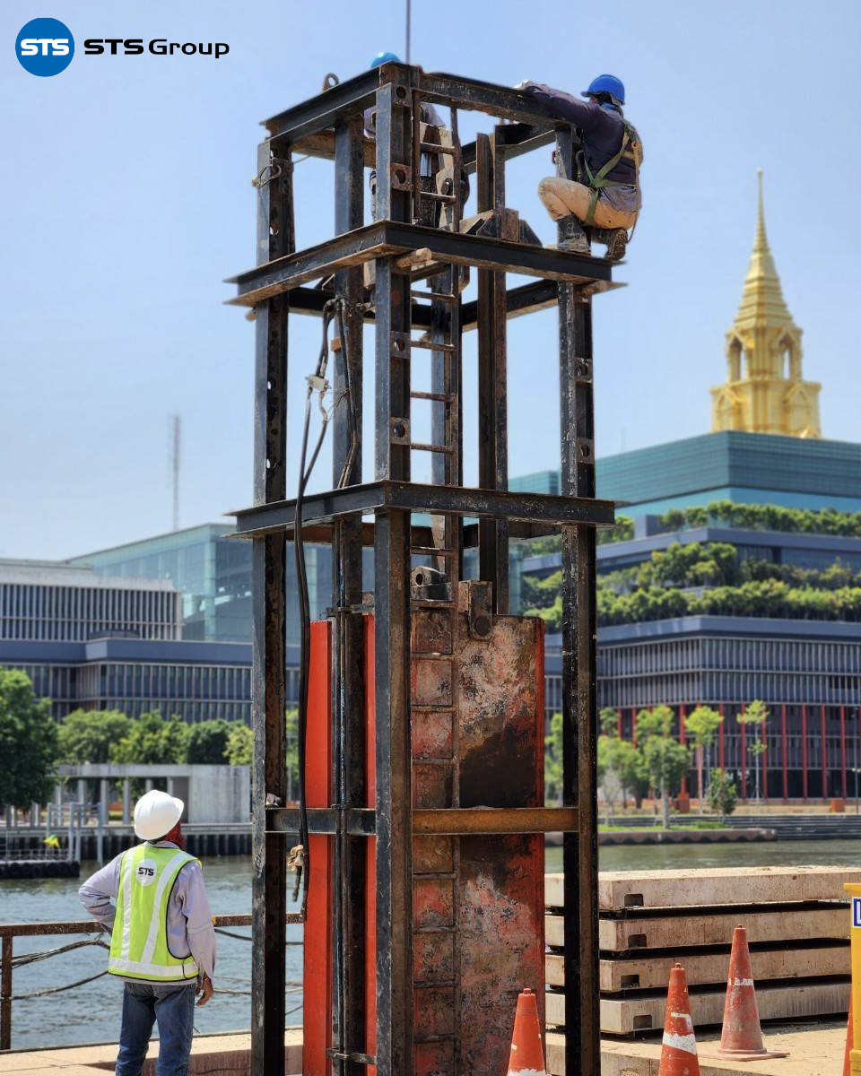 STS GROUP - High Strain Dynamic Pile Load Test โครงการ :... | Facebook