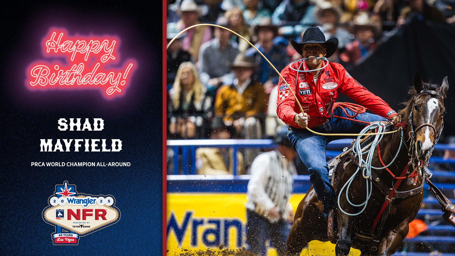 National - Happy Birthday to the one and only Shad Mayfield - PRCA ...