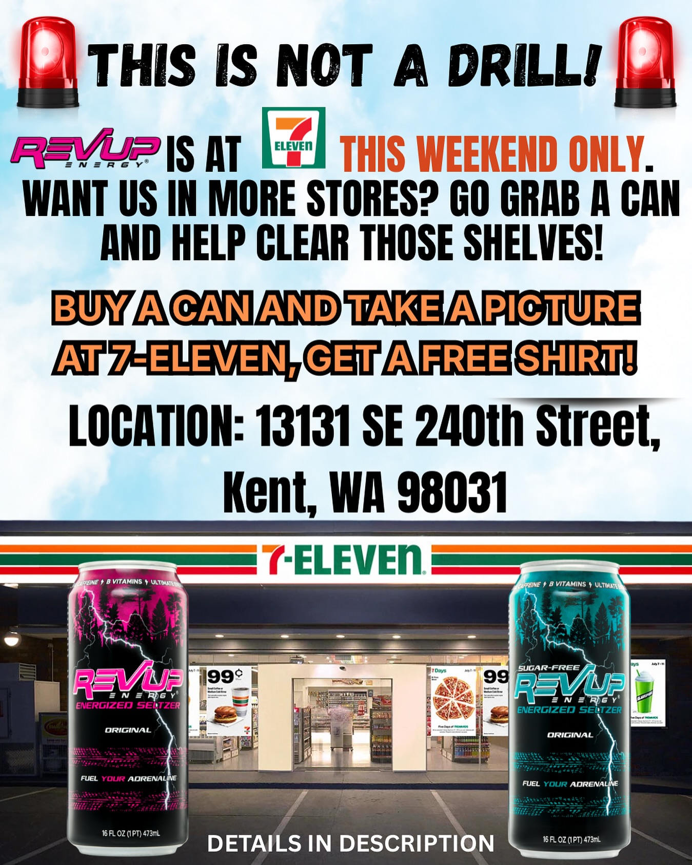 REVUP Energy - 🚨 REVUP CREW—WE NEED YOU THIS WEEKEND! 🚨... | Facebook