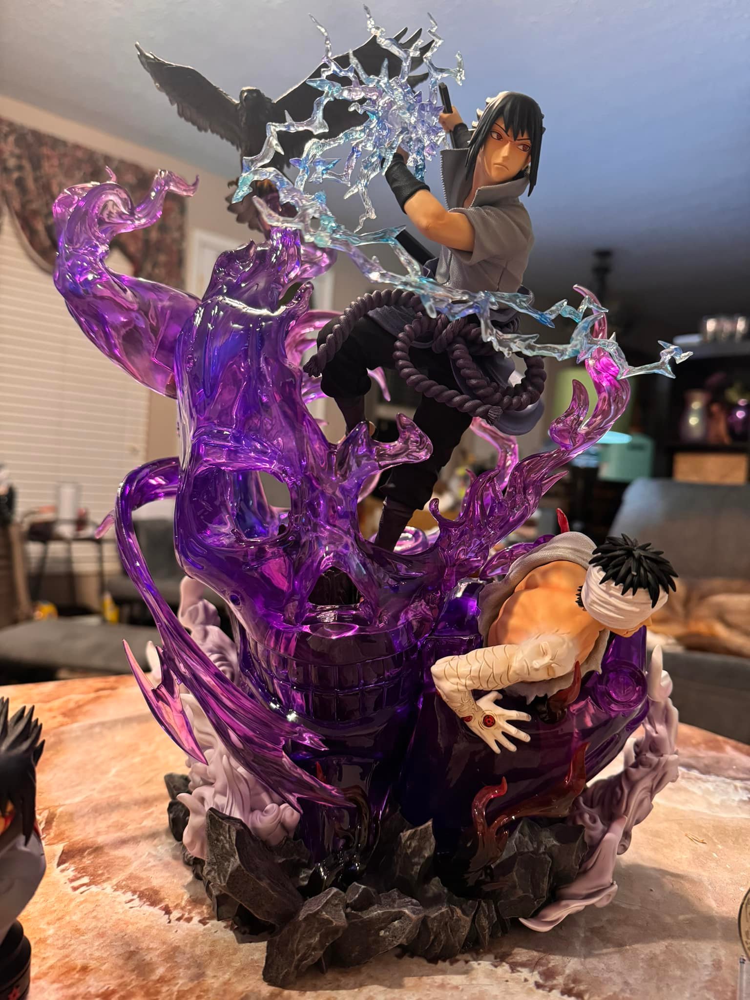 Madara and Sasuke anime statues from 95 Studios and Ventus Studio