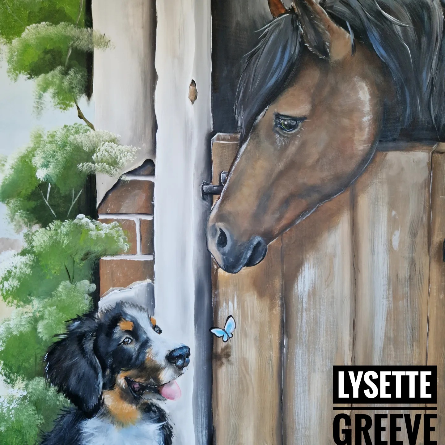 Lysette Greeve... - Lysette Greeve Muurschilderingen