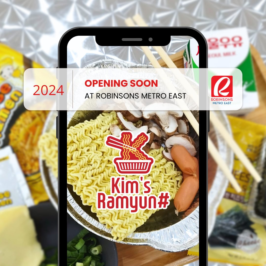 Robinsons - Exciting news! 🎉🍜 Kim's Ramyun is opening soon! Get ready ...