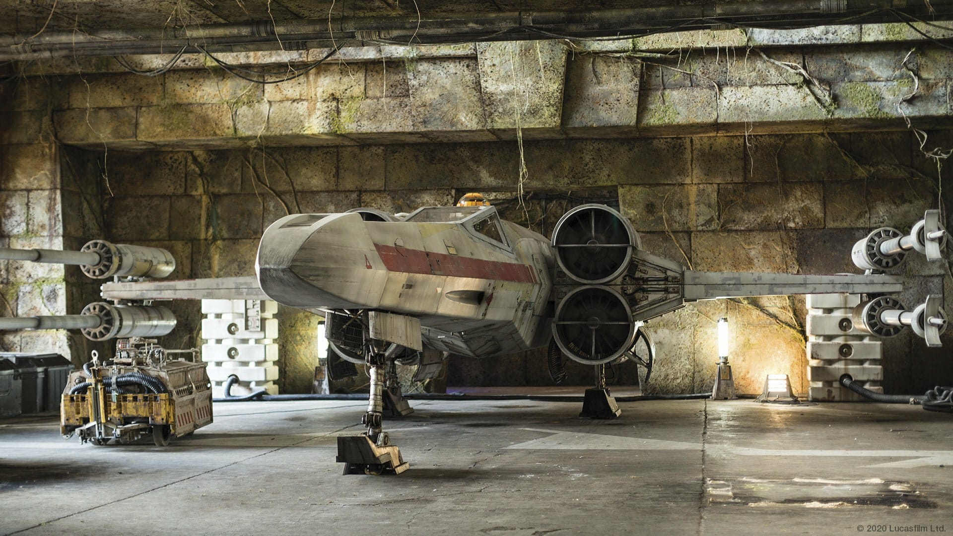 X-wing landing gear design in Star Wars