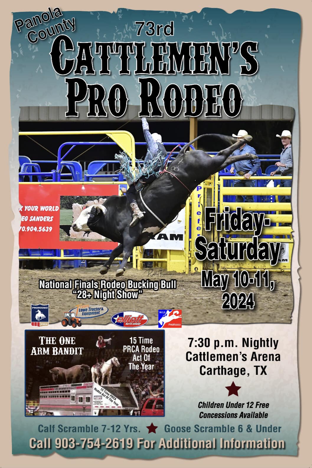 Panola County Cattlemen's Pro Rodeo | Carthage TX