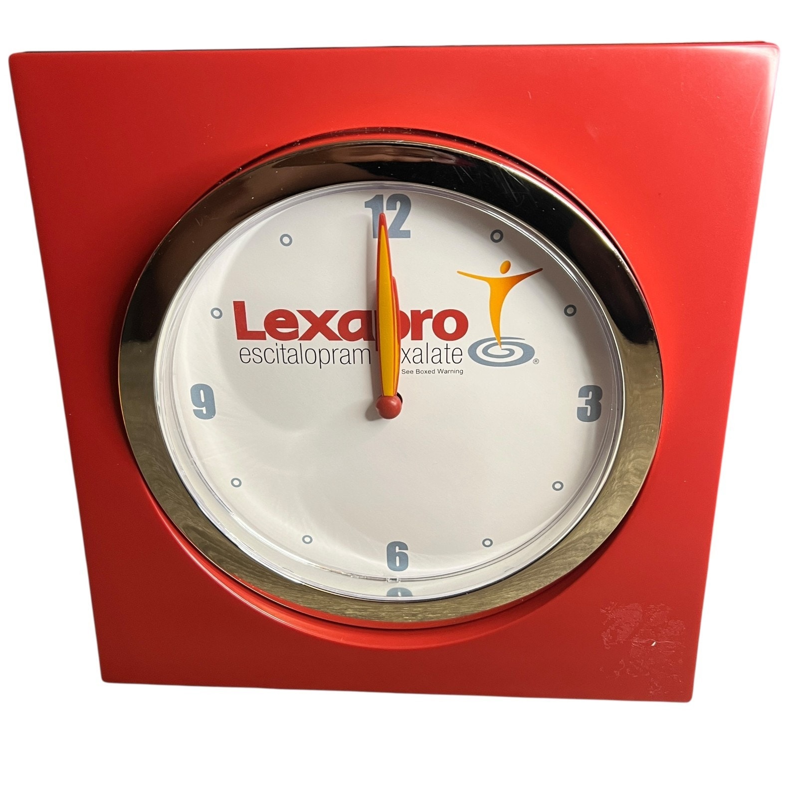 LEXAPRO Drug Collectible Clock 10x10 Pharmaceutical Drug Rep Promo ...