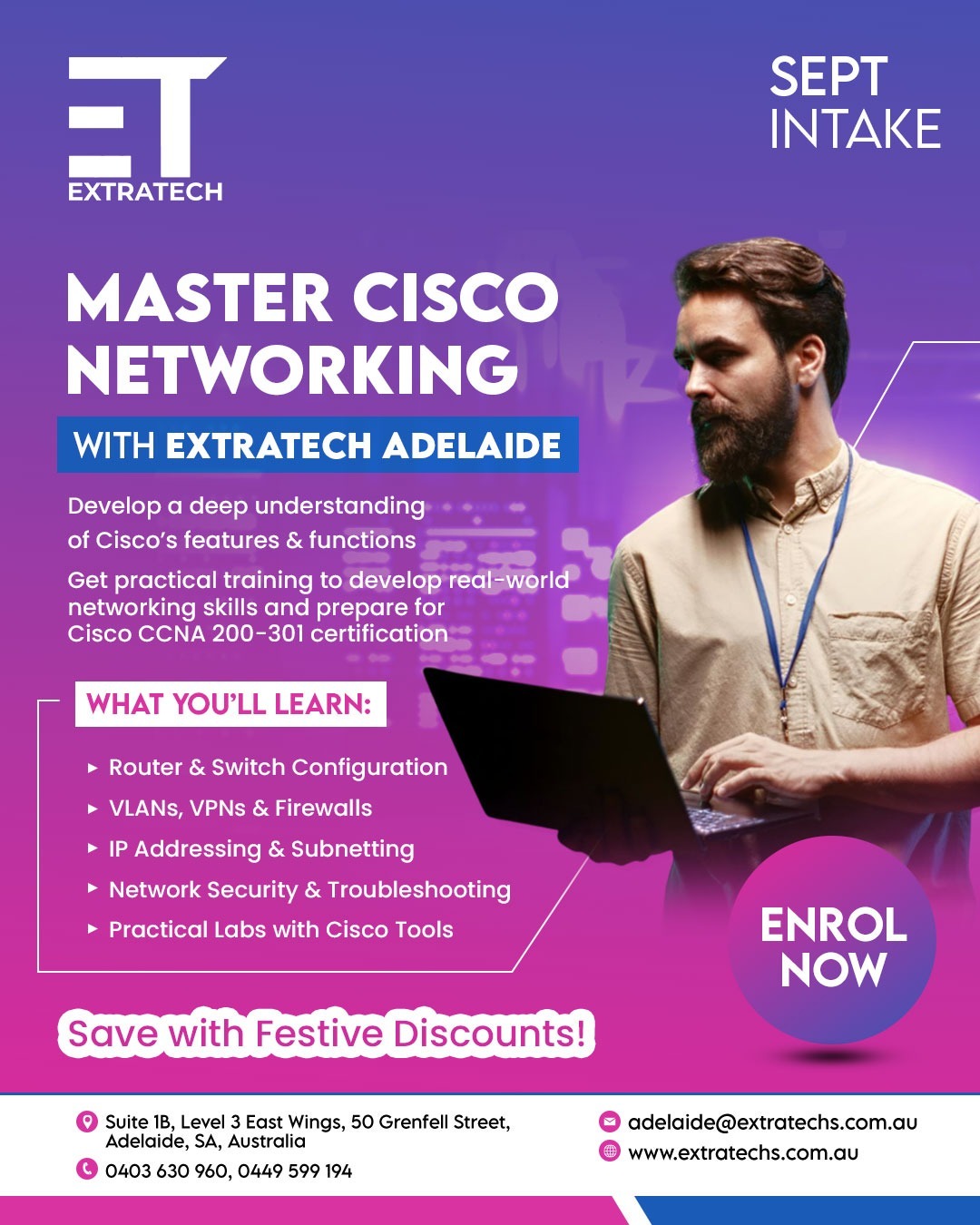 Master Cisco Networking with... - Extratech Adelaide | Facebook