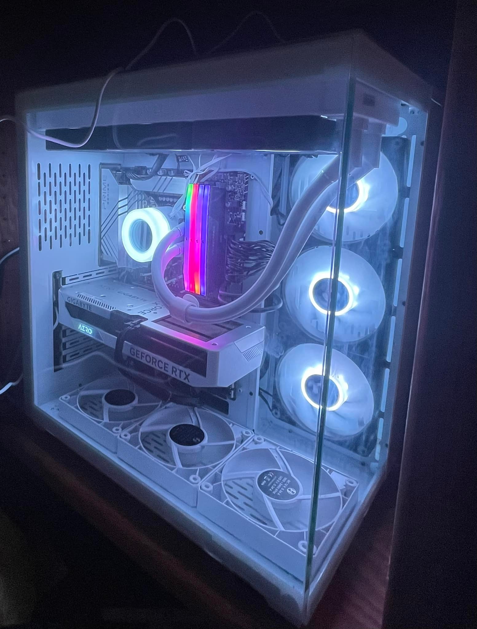 My gaming PC setup with i7-7700k and MSI 1660 Super