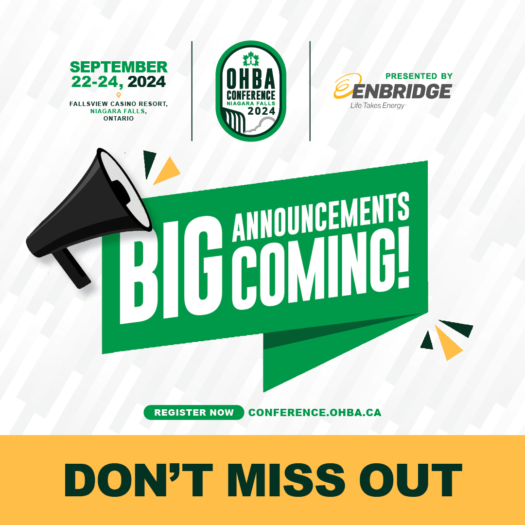 Brantford - The OHBA Conference being held in beautiful Niagara Falls ...