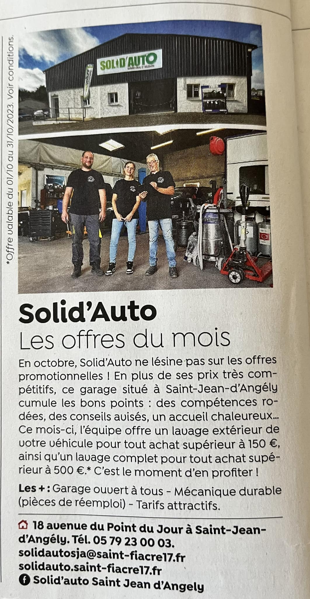 Solid'auto Saint Jean d'Angely | Saint-Jean-d'Angély