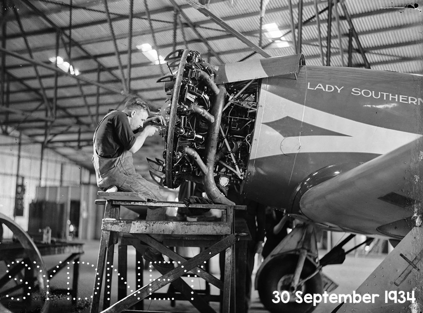 I Grew - #OnThisDay 30 September 1934, mechanics pictured at Mascot ...