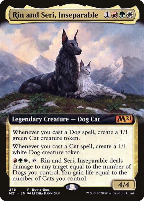 good lands for mtg cat commander deck Elite Cat/Dog - Rin and Seri, Inseparable - Naya Red Green White - EDH cEDH - 100 Card - Custom Magic The Gathering Deck Every basic land in Secret
