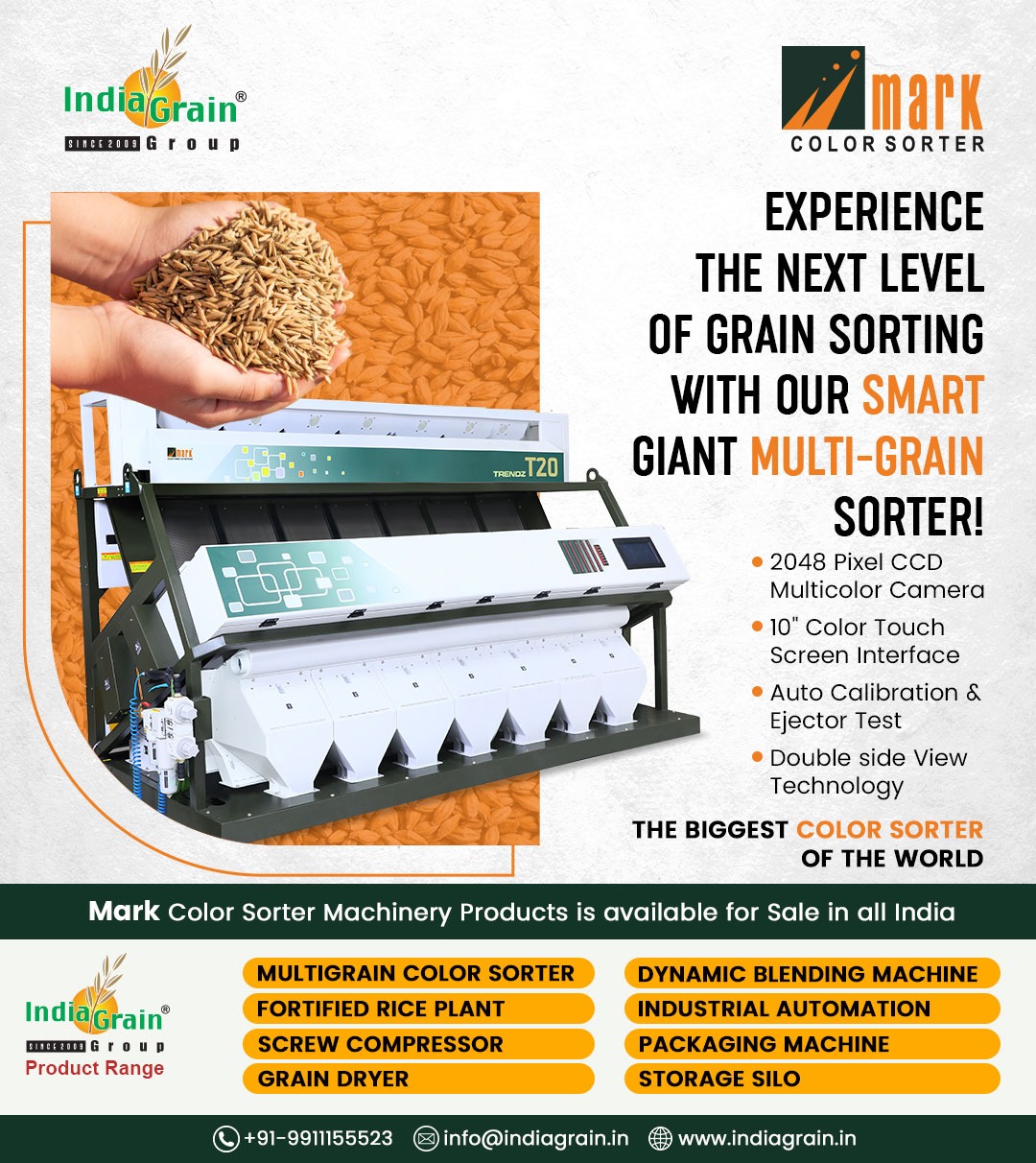 🌟 Introducing our... - Mark Color Sorting Machine