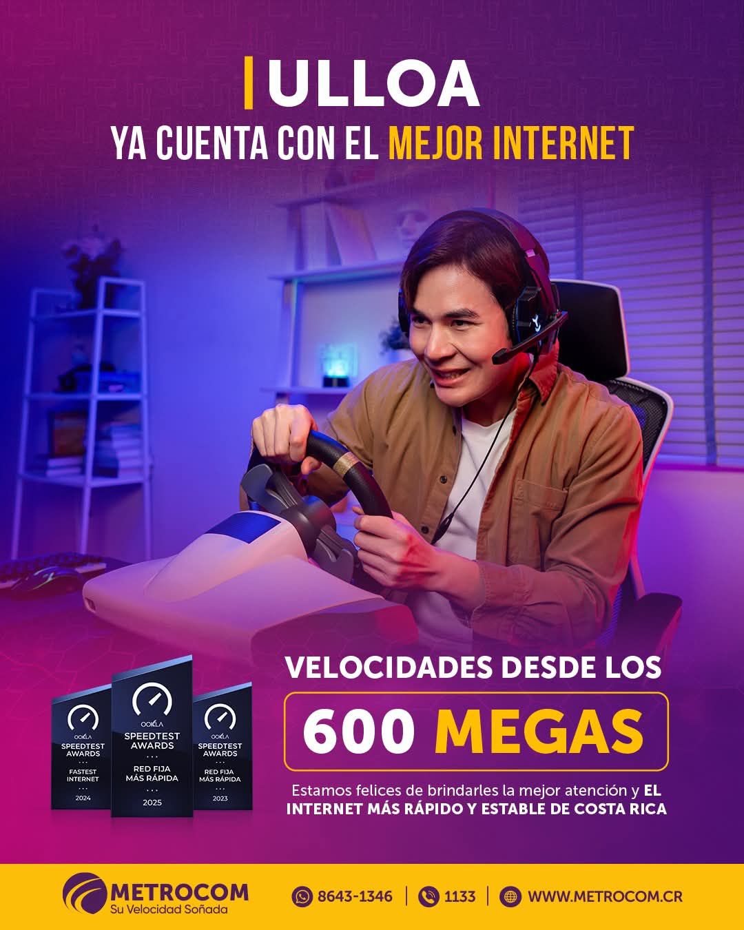 Metrocom Internet Fibra Óptica