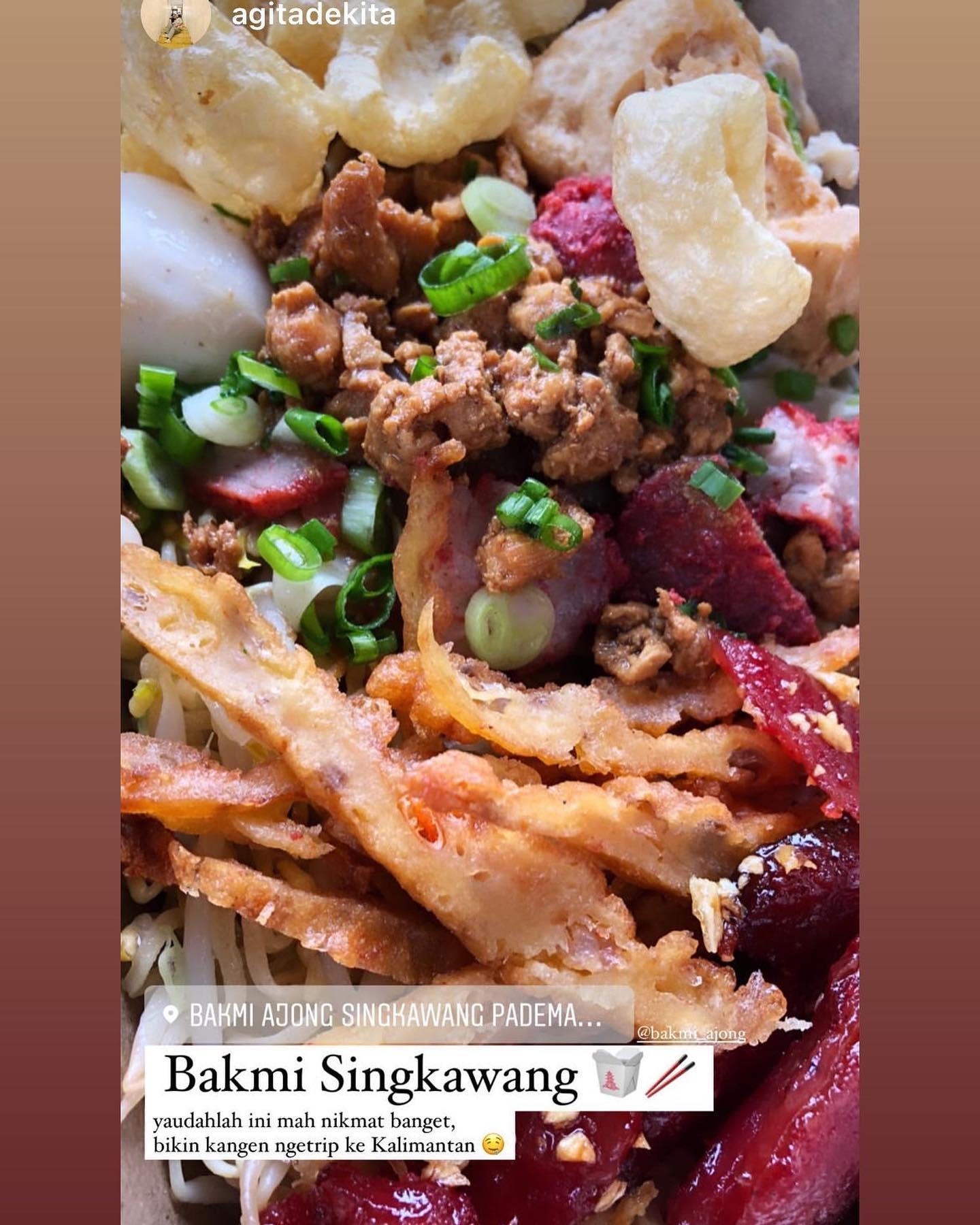 BAKMI AJONG - Makasih banyak kak Bakmi spesial B Menu ini ada di ...