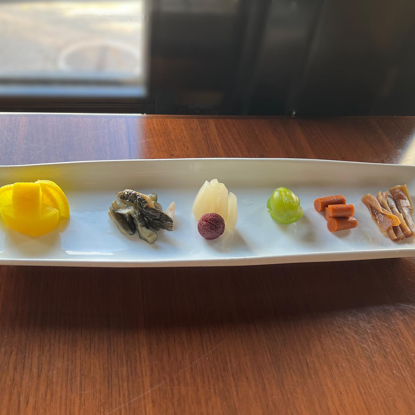 Nami - New appetizer ‼️ . . . 📸 Japanese pickles . . #oshingo #yamamomo ...