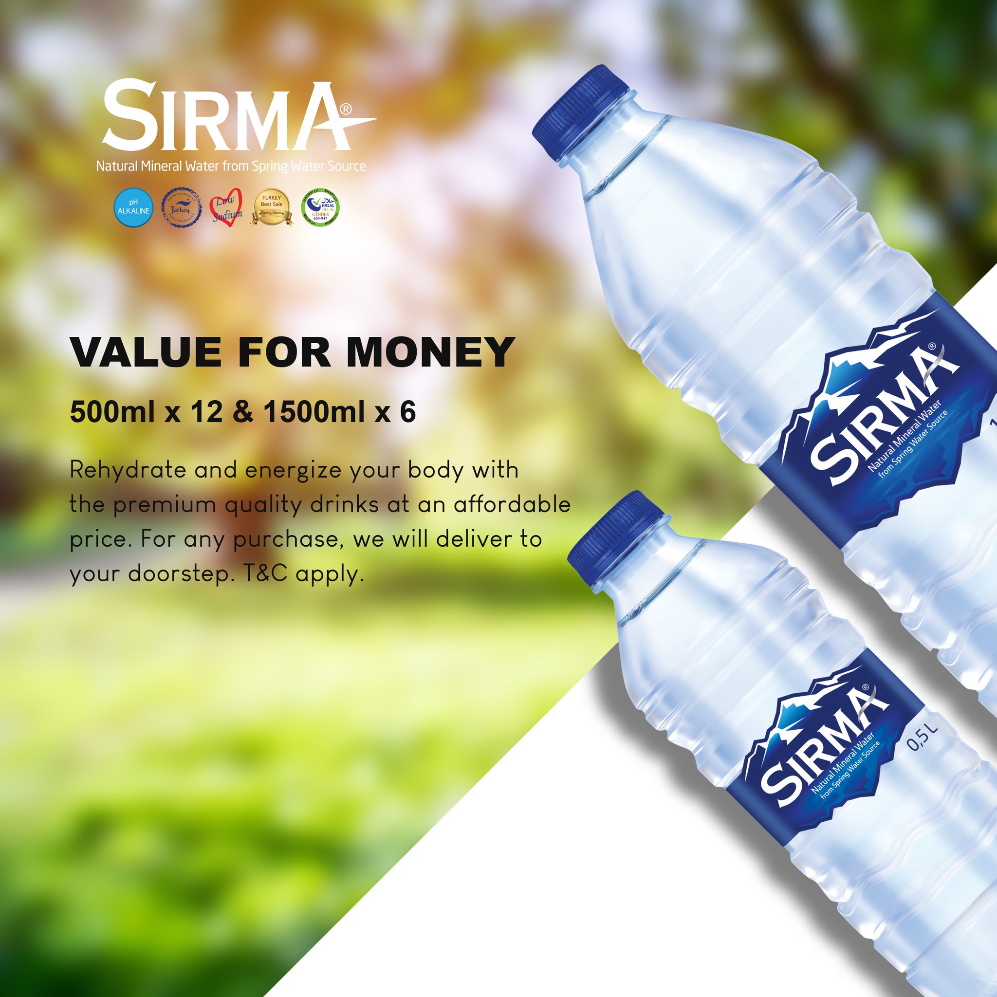 SIRMA Natural Mineral Water | Cyberjaya