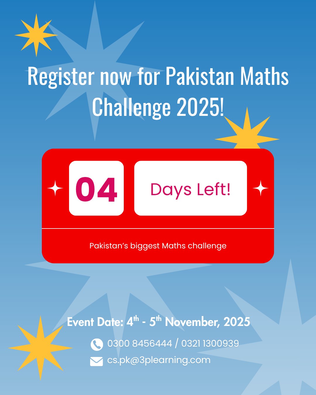 Pakistan Maths Challenge | Lahore