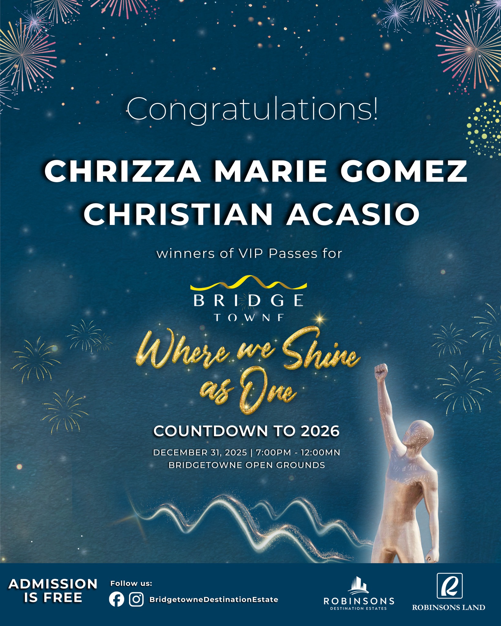 Bridgetowne - Congratulations to our first batch of Victors! Your stars ...