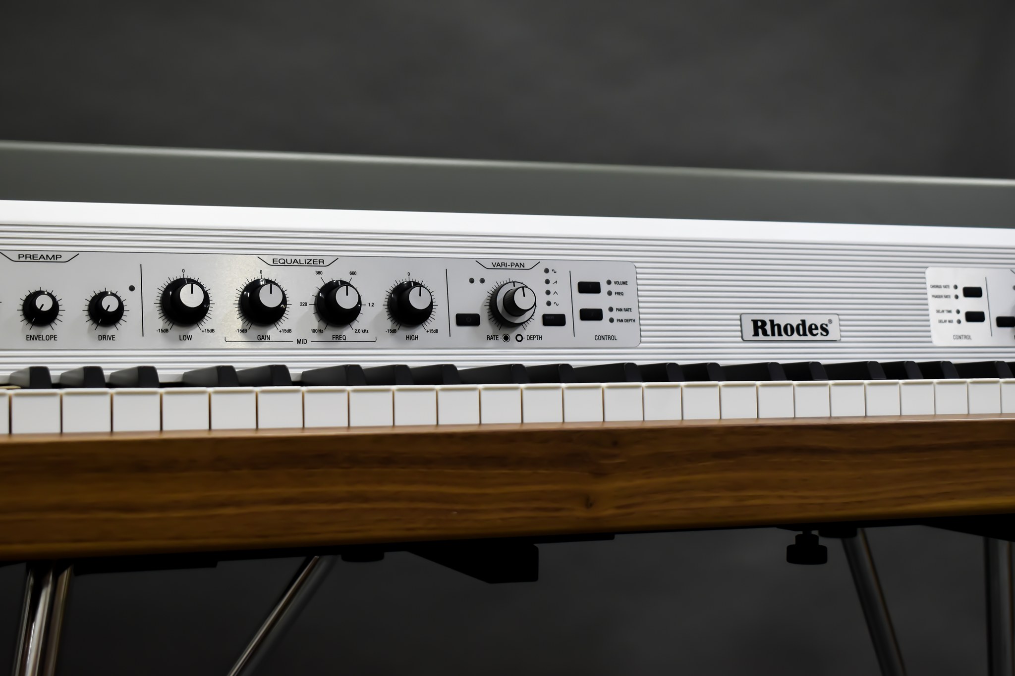 Leaving the factory this week, a Rhodes MK8 with a Mint Turquoise