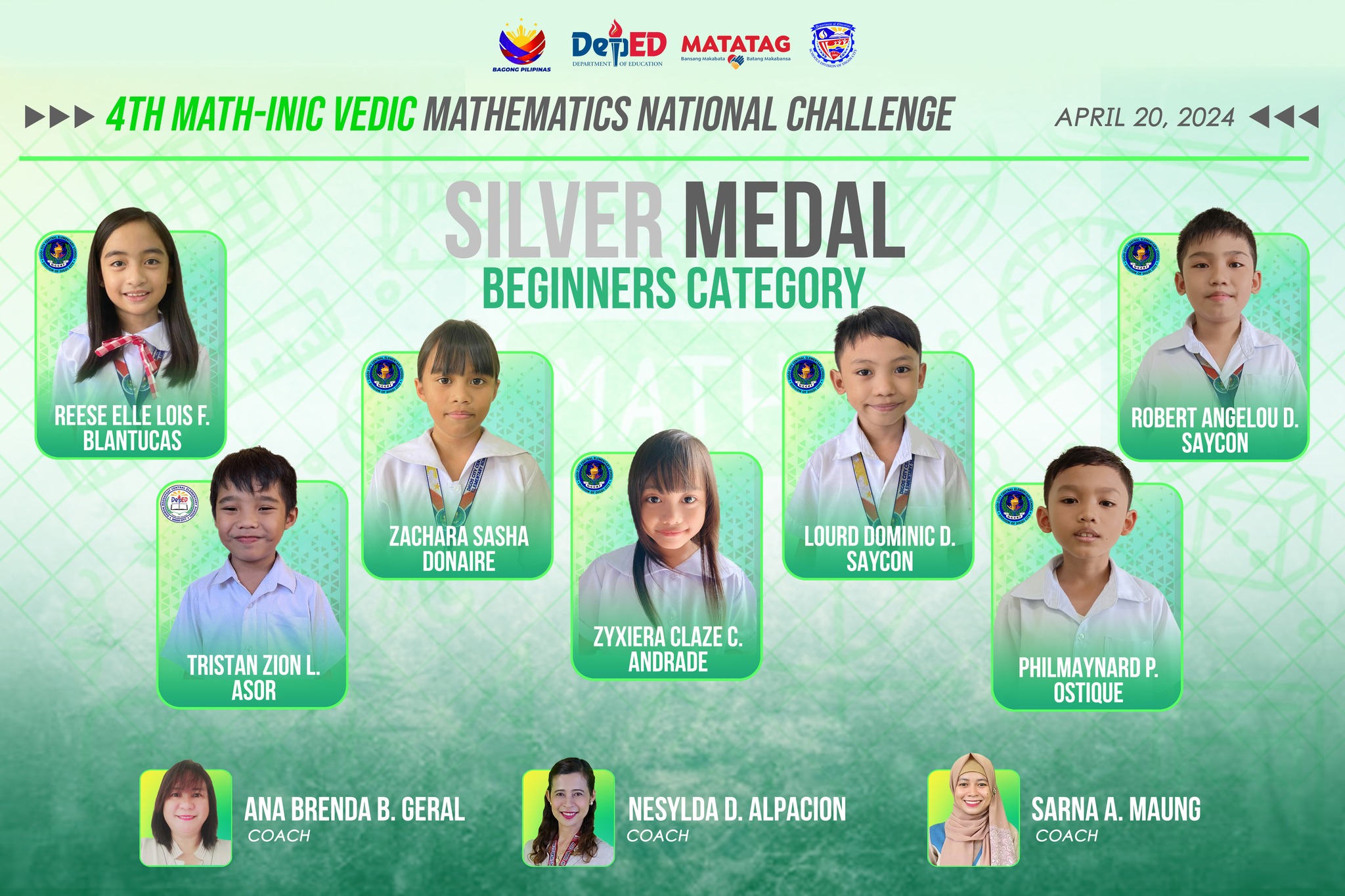 🏆🎉 Hats off to the brilliant minds who... - DepEd Digos City