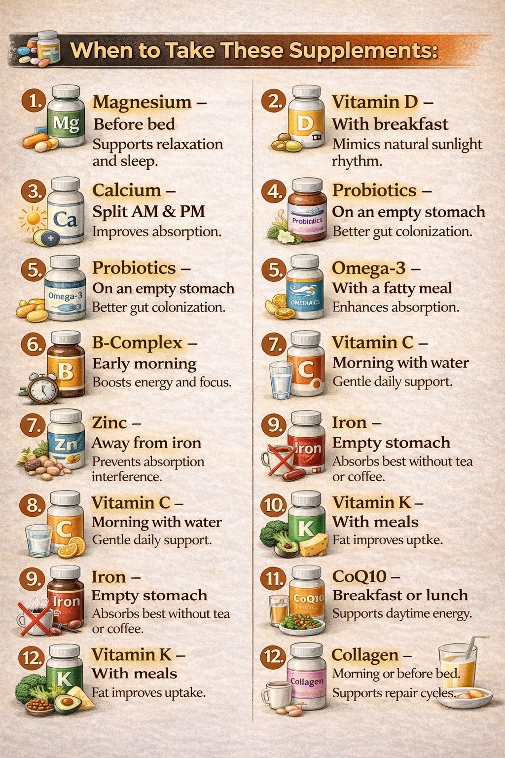 Exercise - When to Take These Supplements👇 Supplements can be helpful ...