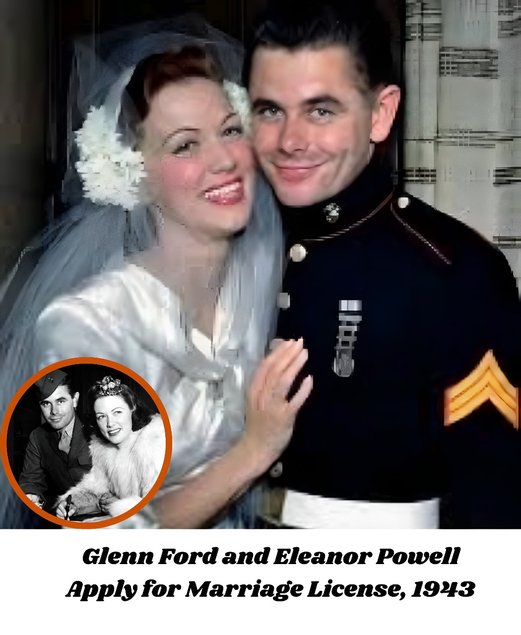 Silver - Glenn Ford and dancer Eleanor Powell captured a historic ...