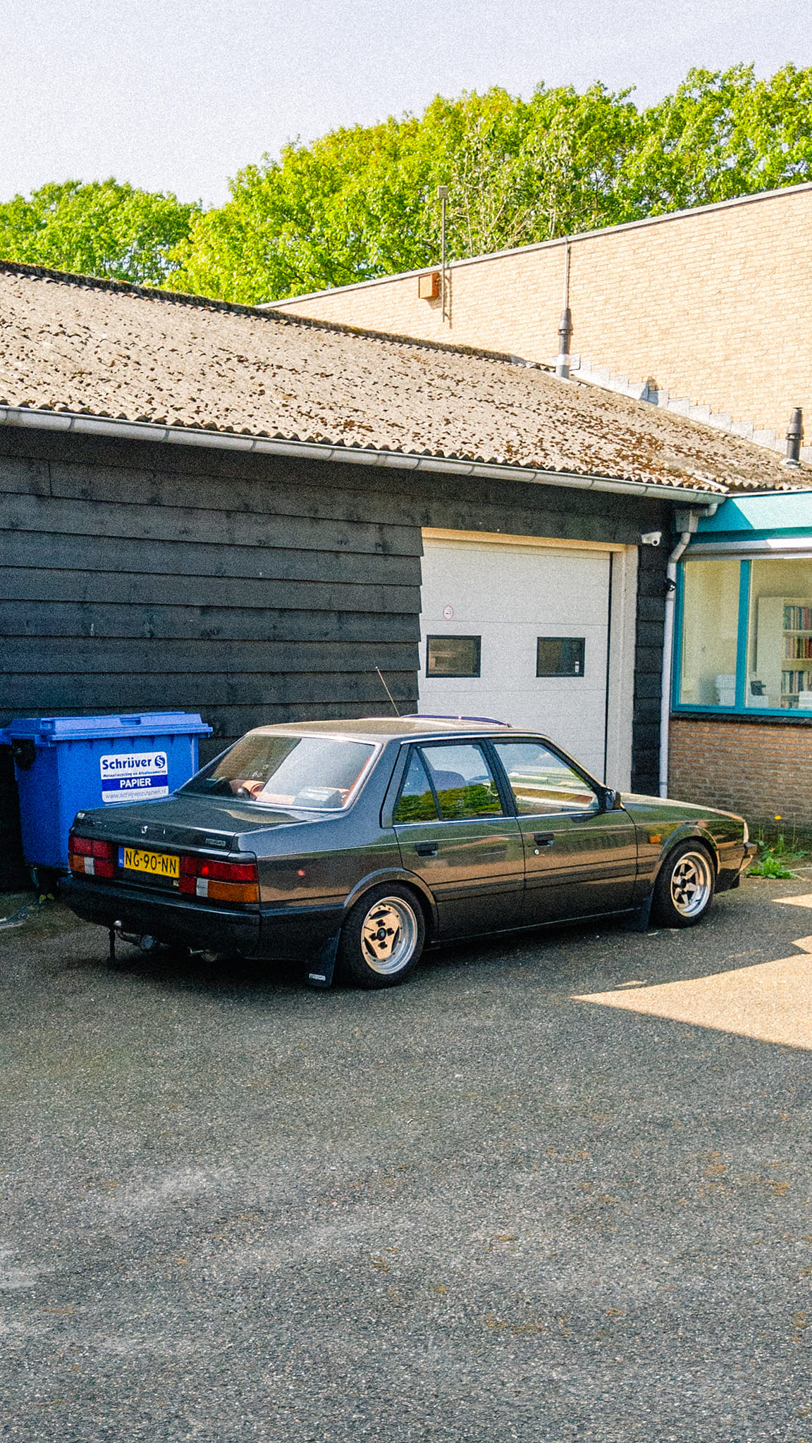 アタマ Rate my Mazda 626 GC on 14's Advan A3A's and Longchamps.