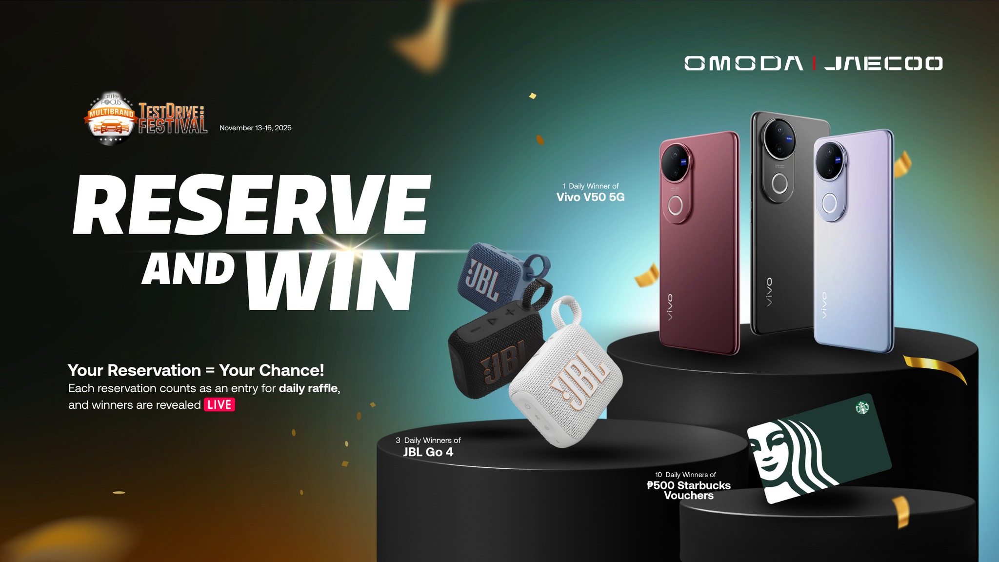 Omoda - 2 days to go! Reserve and Win at Autofocus 2025! Visit the ...