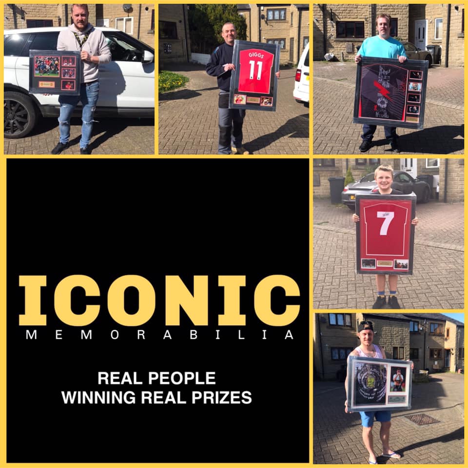 The Iconic Raffle. Real People.... - Iconic Memorabilia
