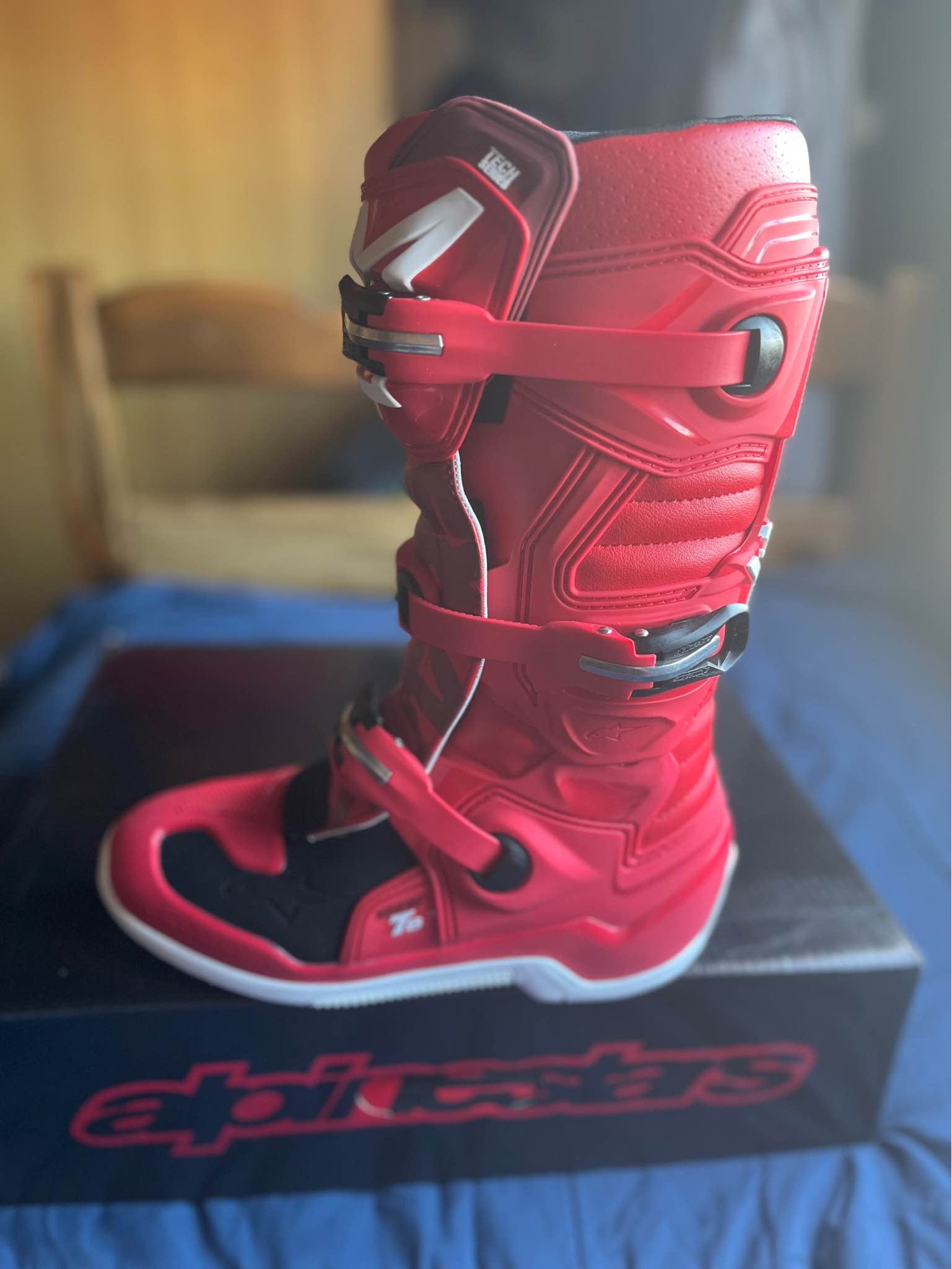 Botas enduro / motocross Alpinestars TECH 7 Rojas NUEVAS SIN USO ...