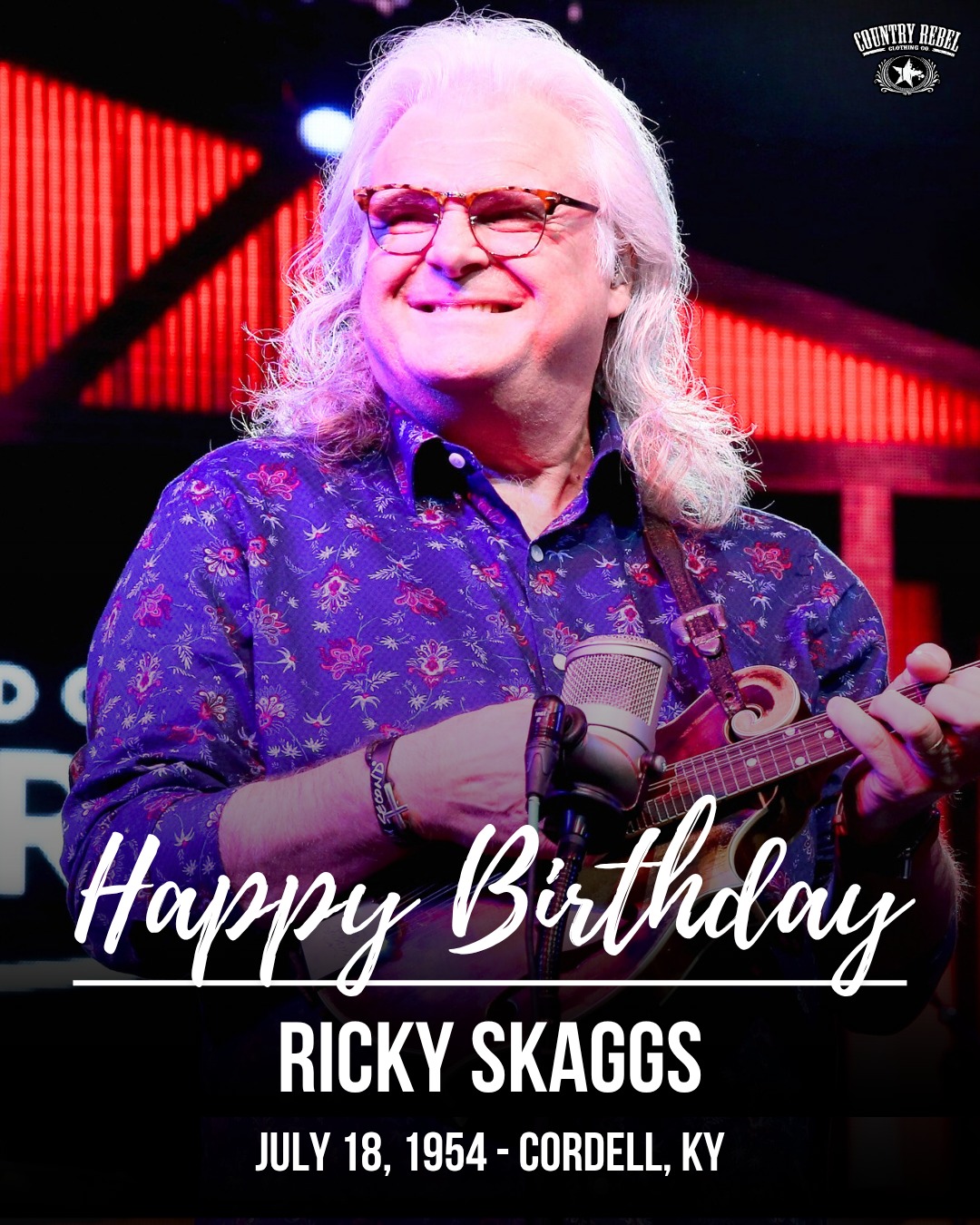 Ricky Skaggs was born in Cordell,... - Classic Country Music | Facebook