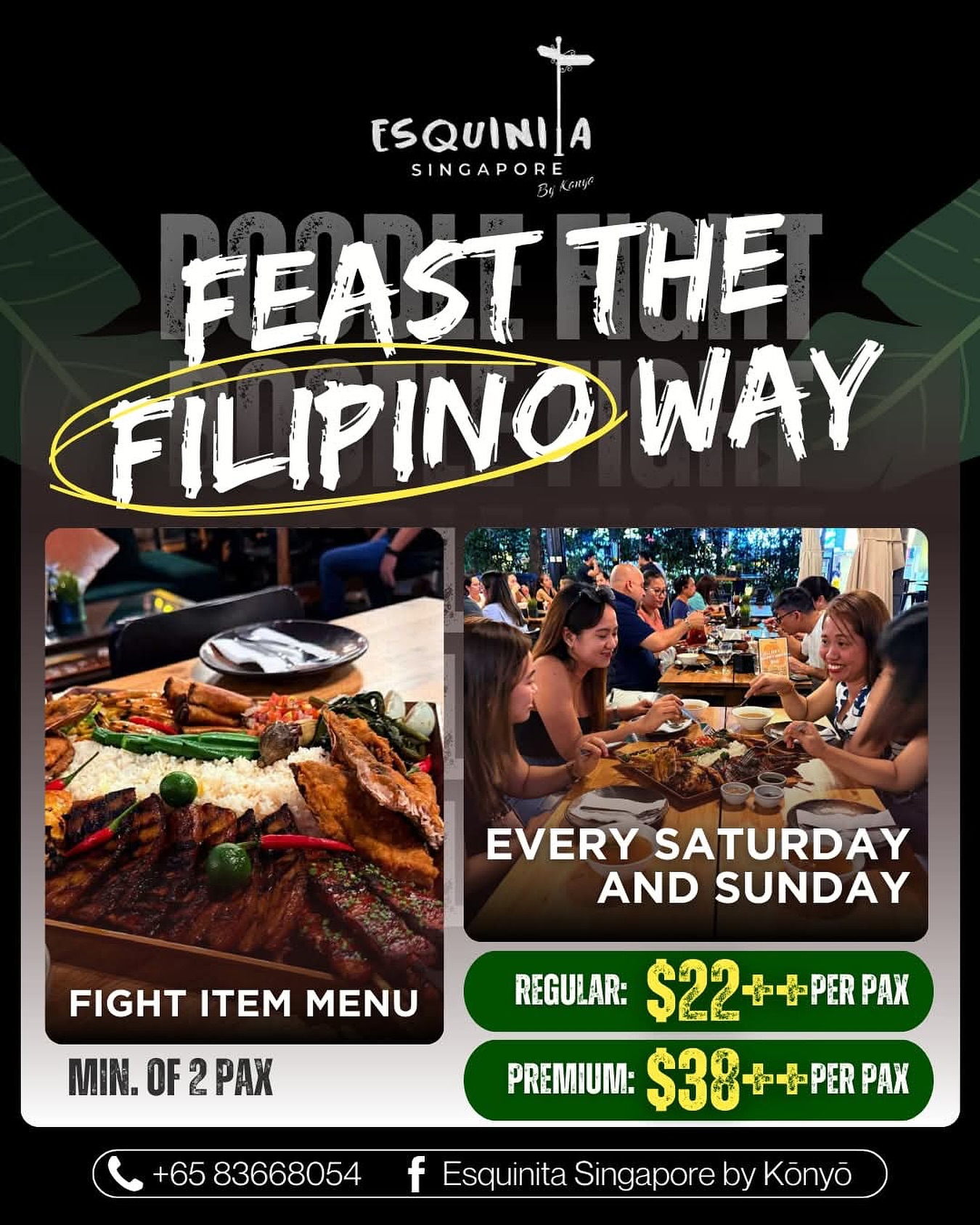 Feast the Filipino way with... - Esquinita Singapore by Kōnyō | Facebook
