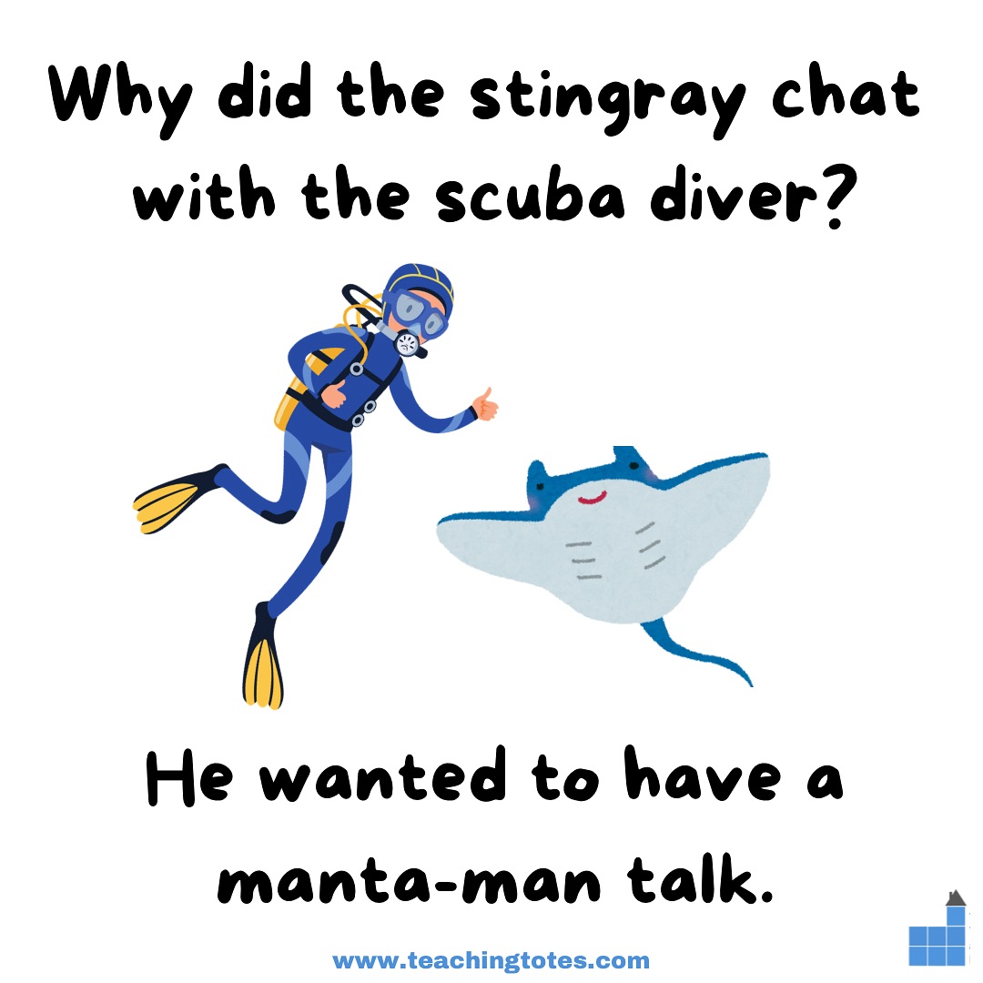 Bee side Sea side　　Phantom Joke Here are a few FIN-tastic ocean jokes to get your week started