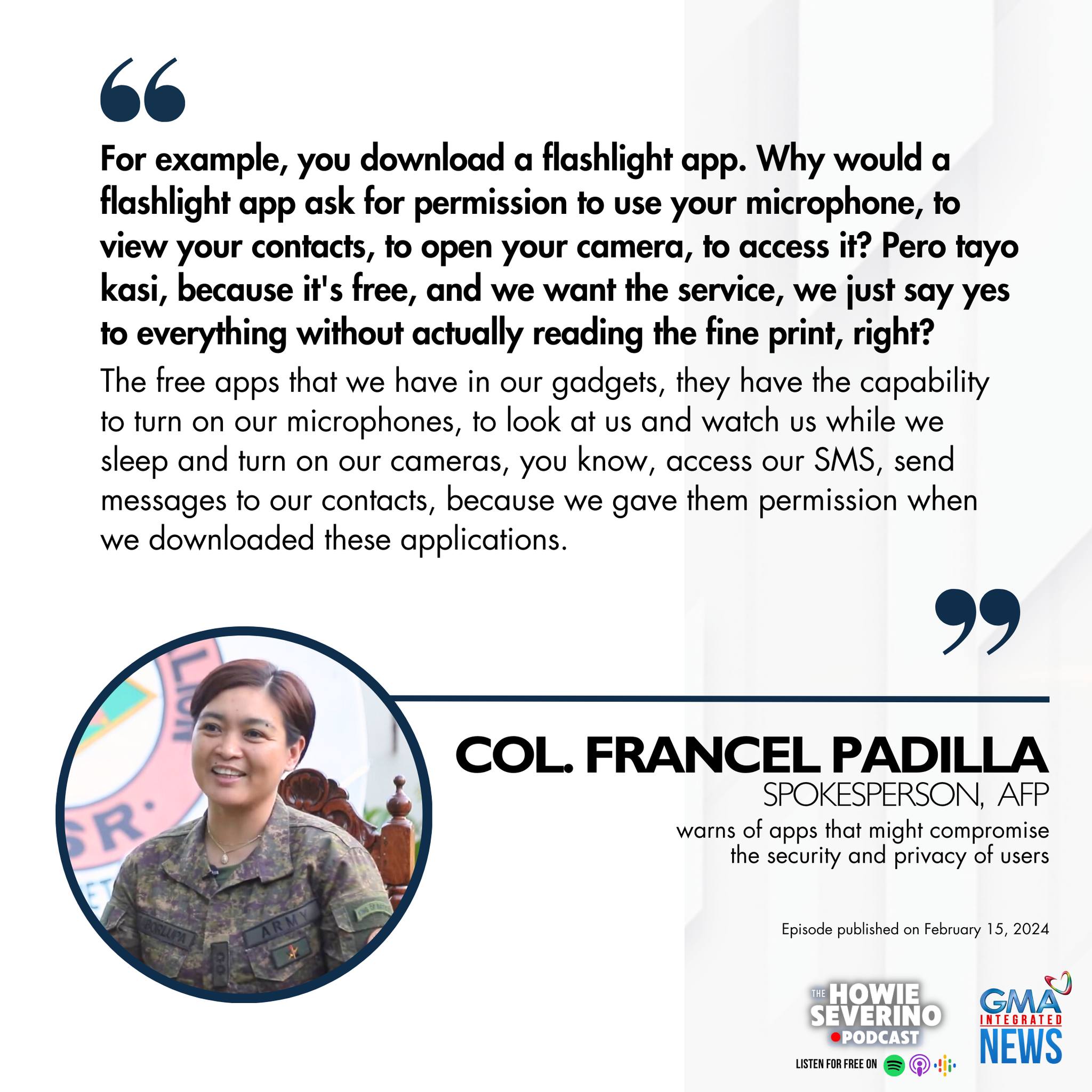 GMA News - Nagpaalala si AFP spokesperson Col. Francel... | Facebook