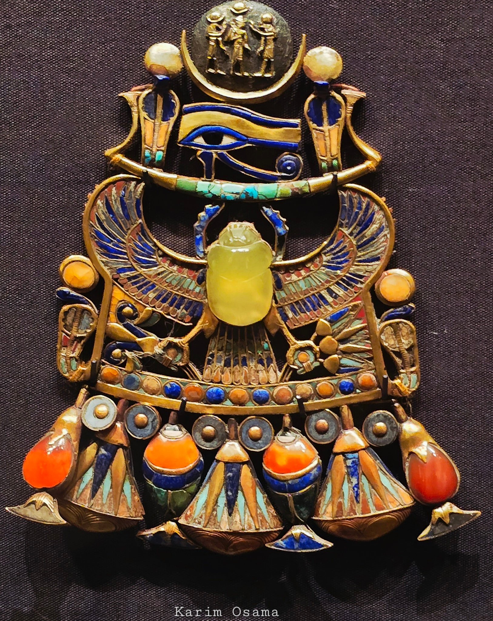 Winged Scarab Pendant of Tutankhamun😮 Now in Grand Egyptian