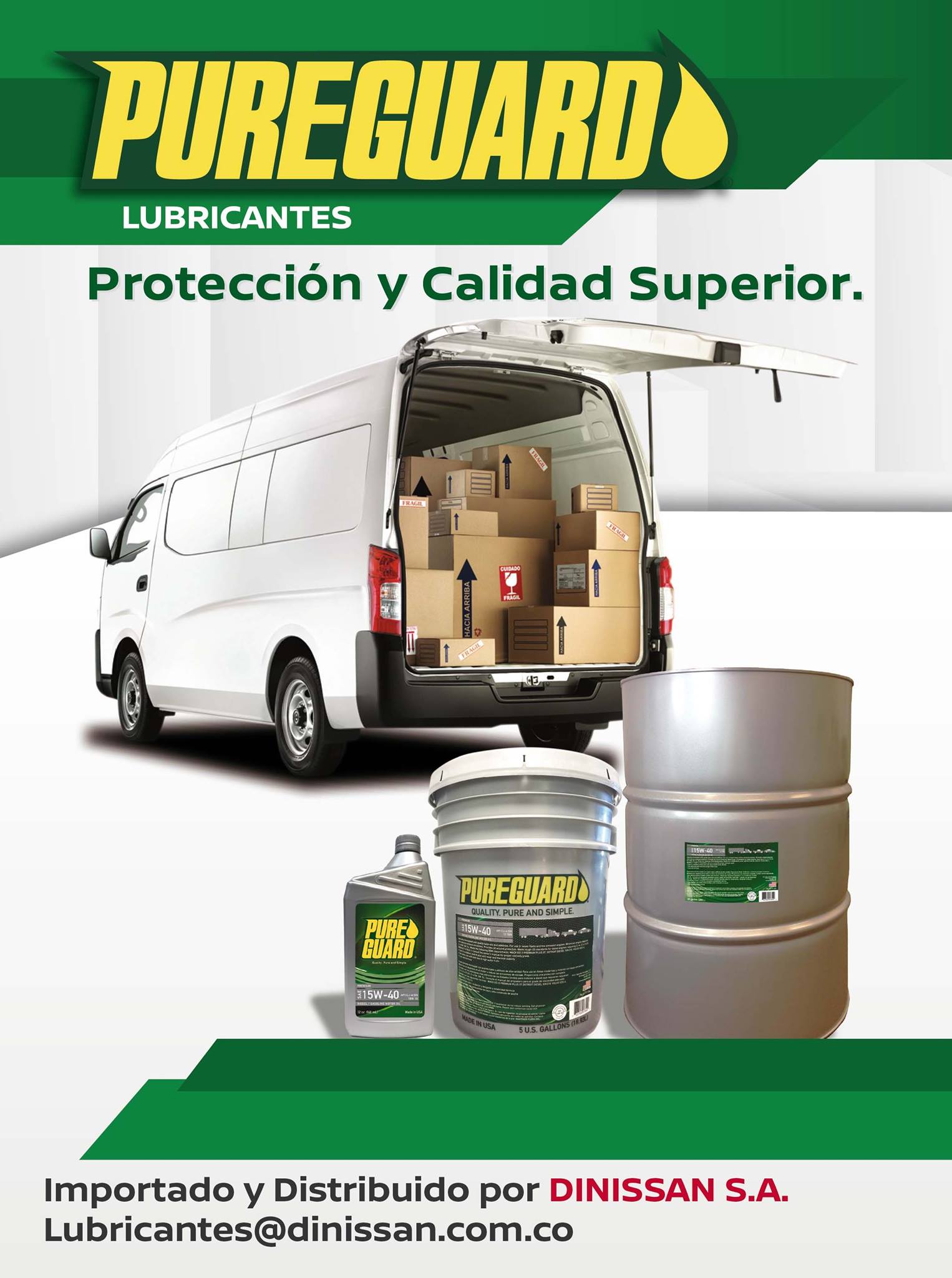 El mejor lubricante para tu vehículo... - Pure Guard Colombia