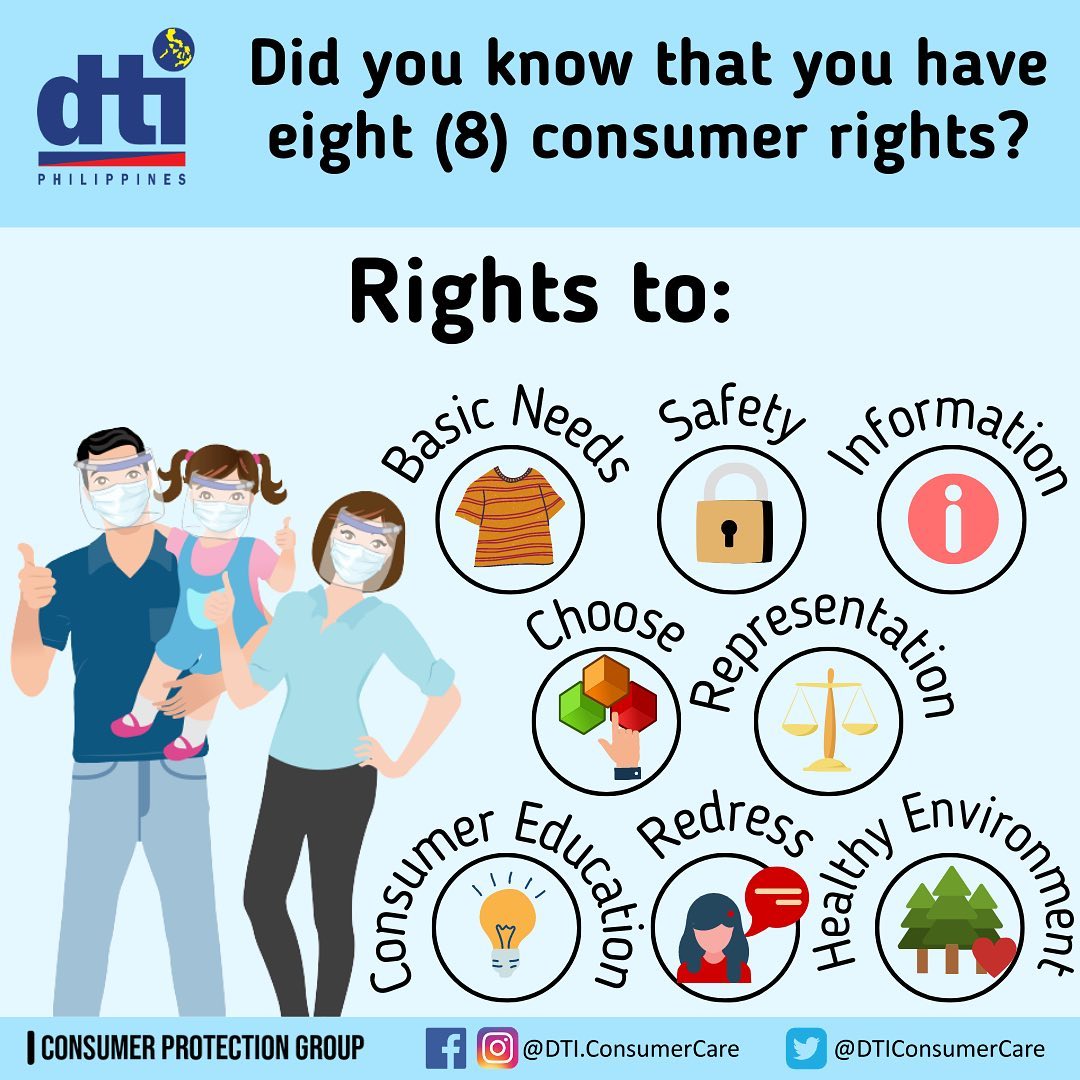 Mga Konsyumer! Mainam ang may alam!... - DTI Consumer Care | Facebook