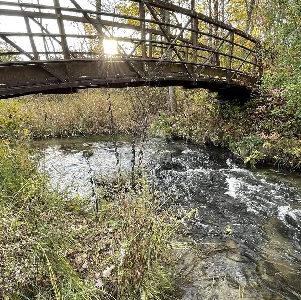 Trout streams of Wisconsin.