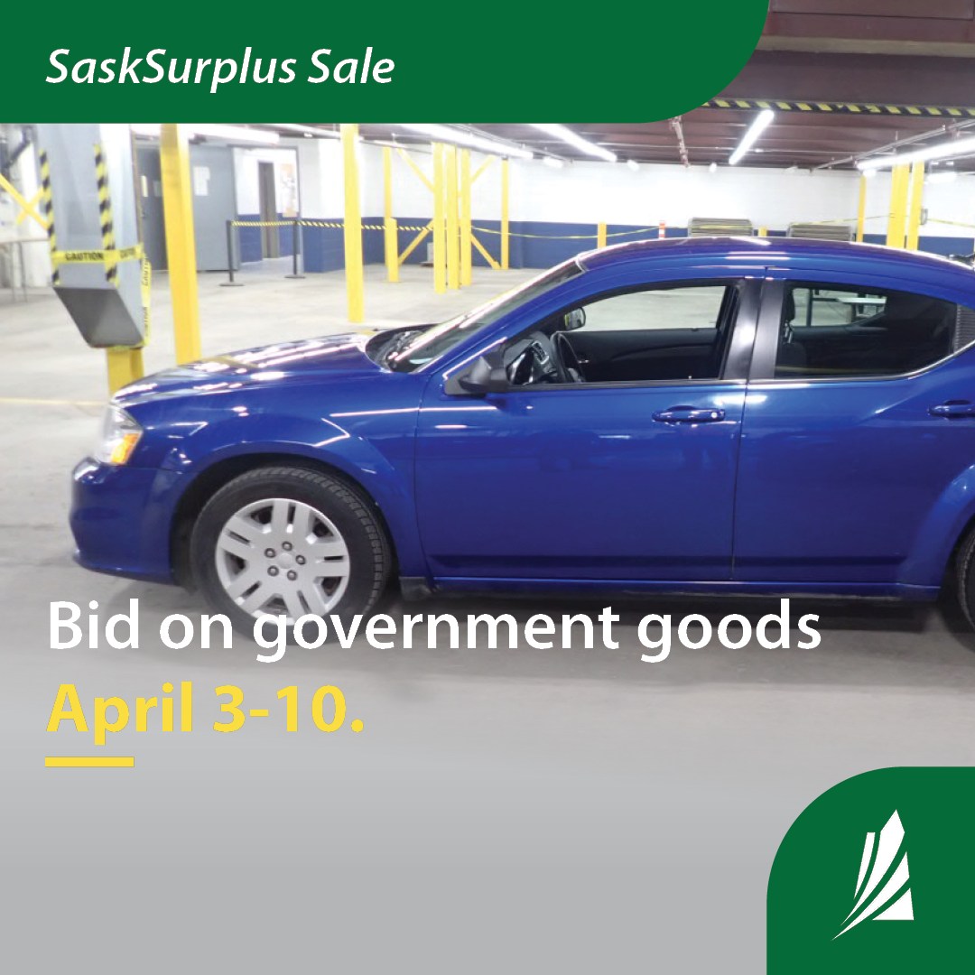 Bid on used vehicles,... - Government of Saskatchewan | Facebook