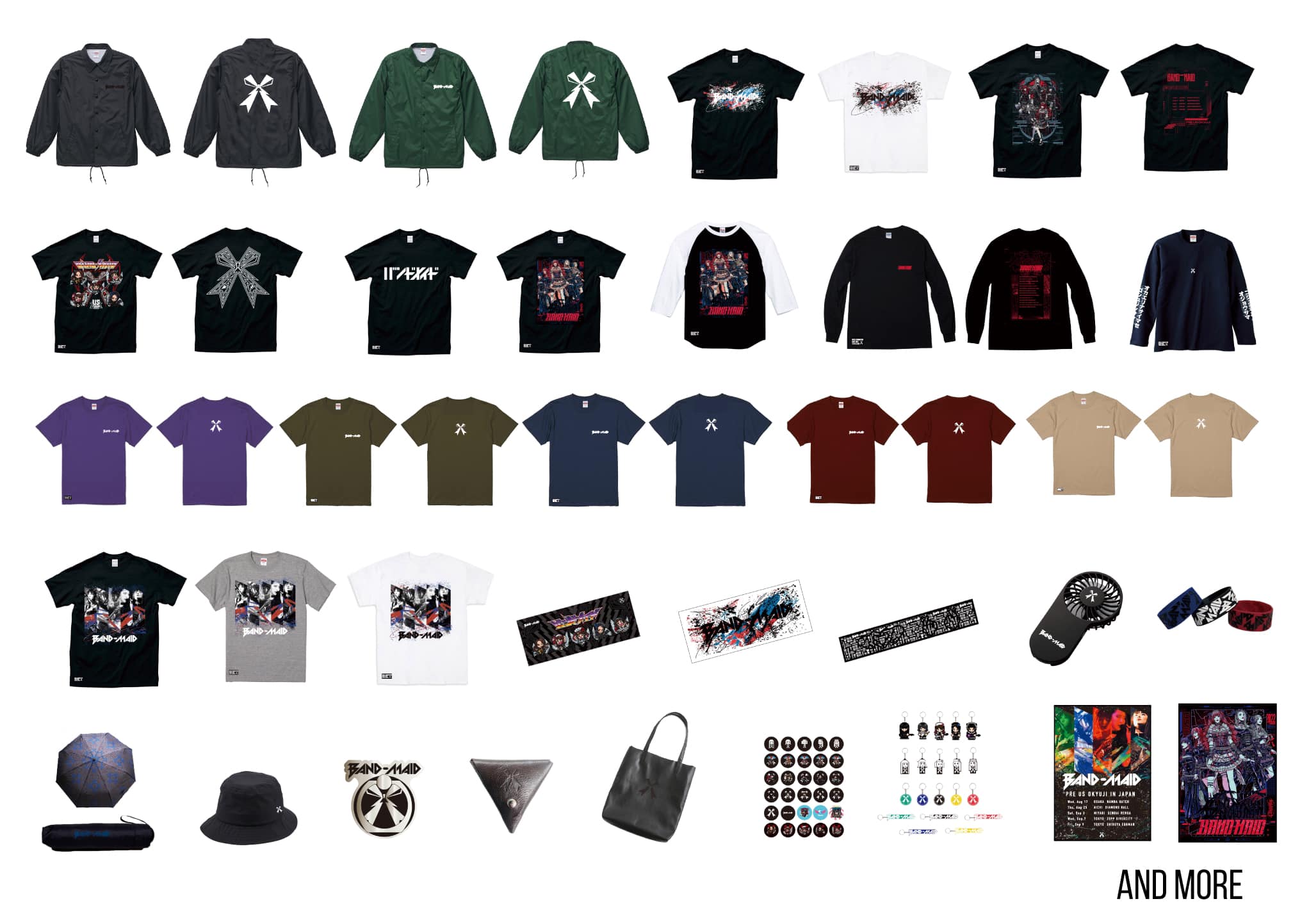 Band-Maid merchandise for sale in October