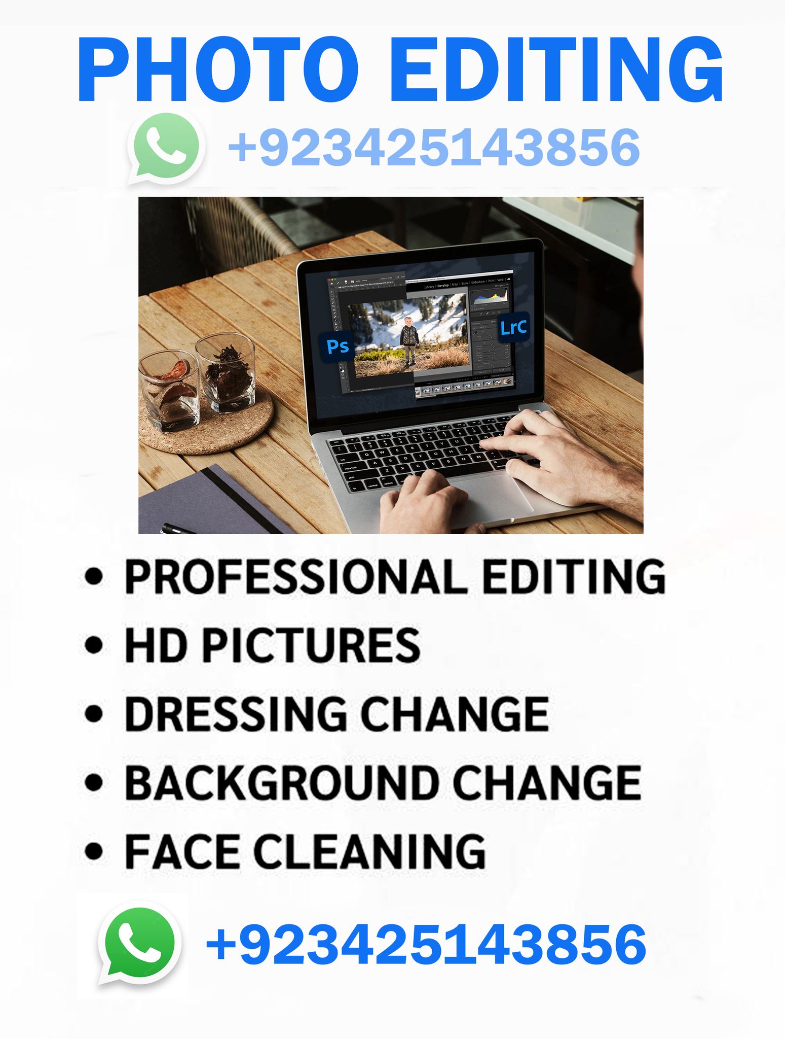 Photo Editing & All Printing Services