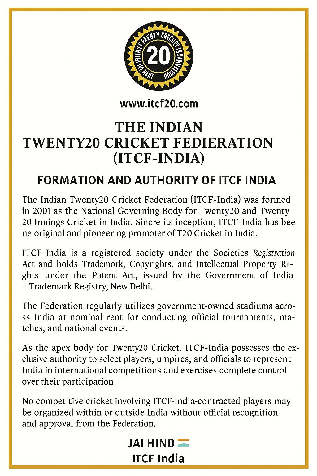 IRCL RURAL T20 League