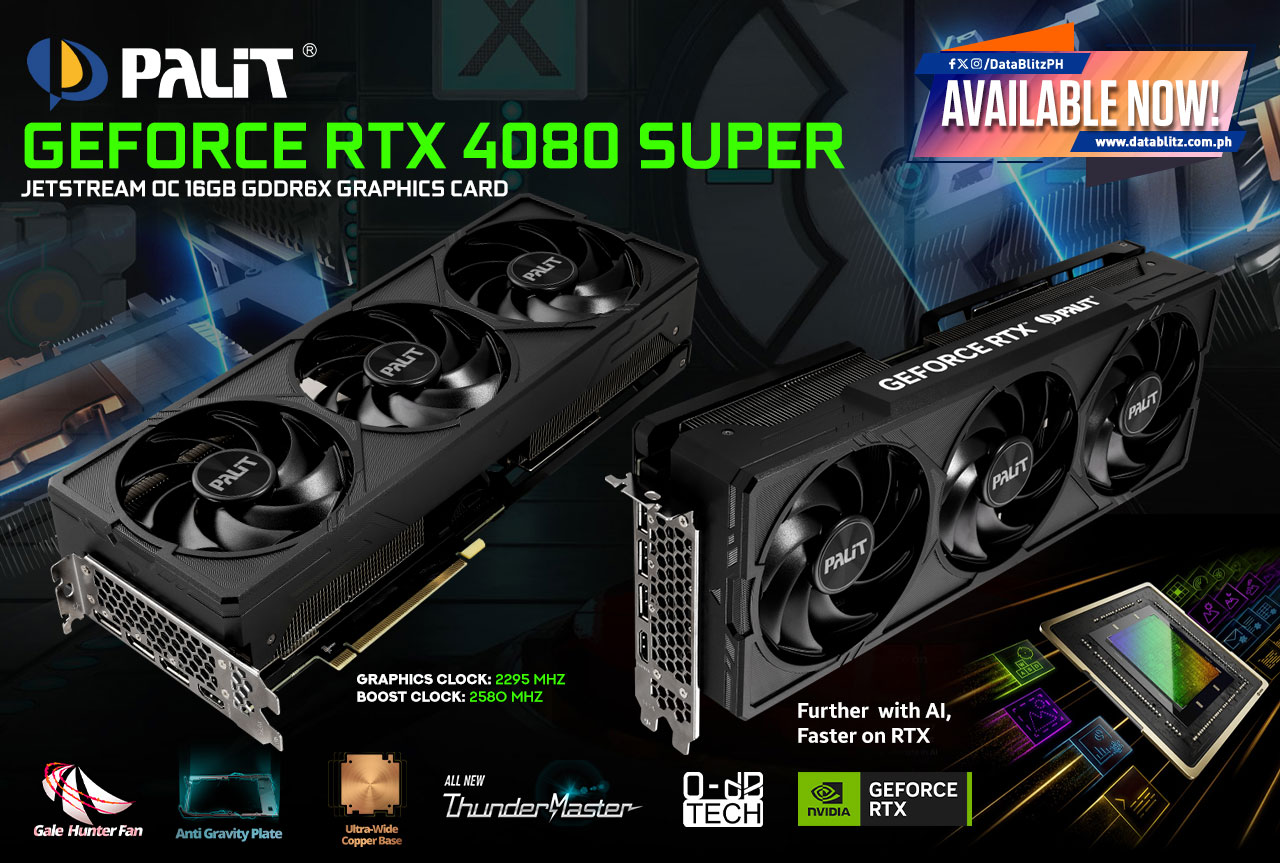 DataBlitz - EXPERIENCE BLAZING FAST GRAPHICS! Palit GeForce RTX 4080 ...