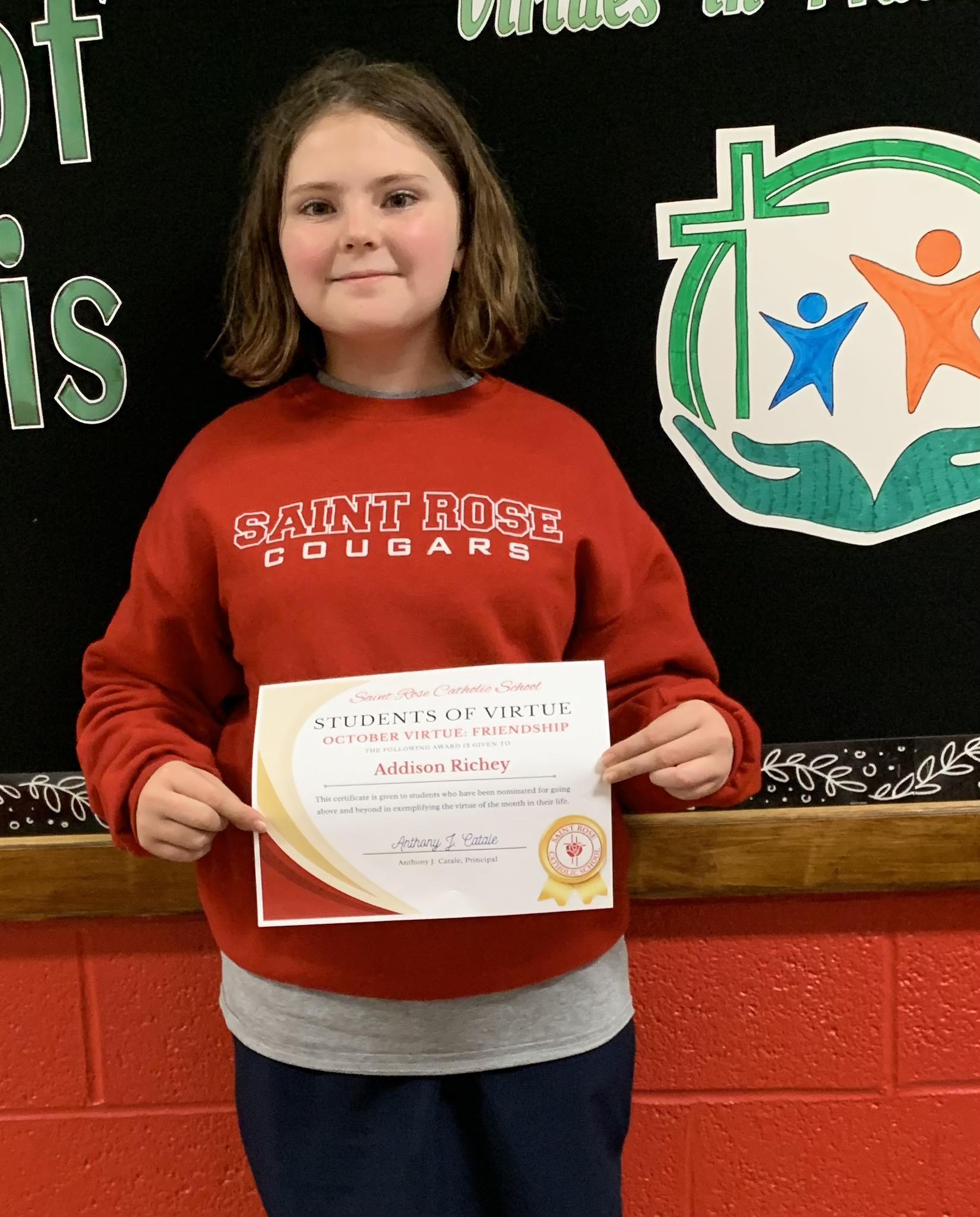 In our next October Student of... - St. Rose Catholic School | Facebook