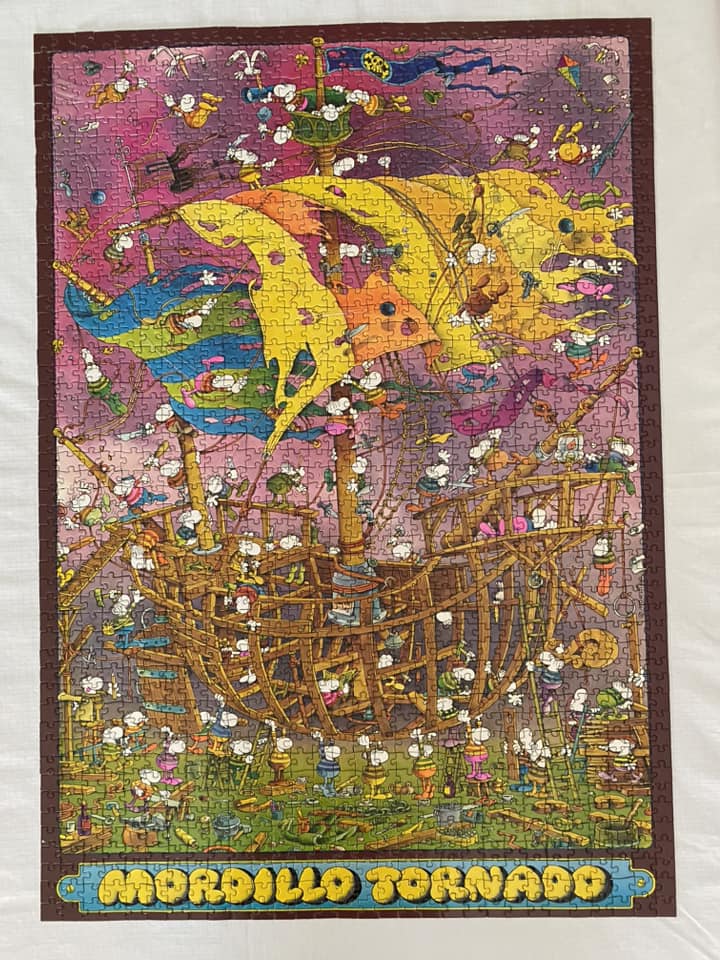 Heye brand Mordillo Tornado jigsaw puzzle from the 1980's